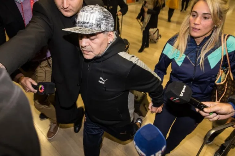 STIGLI U ZAGREB: Maradona došao na Davis Cup u pratnji djevojke