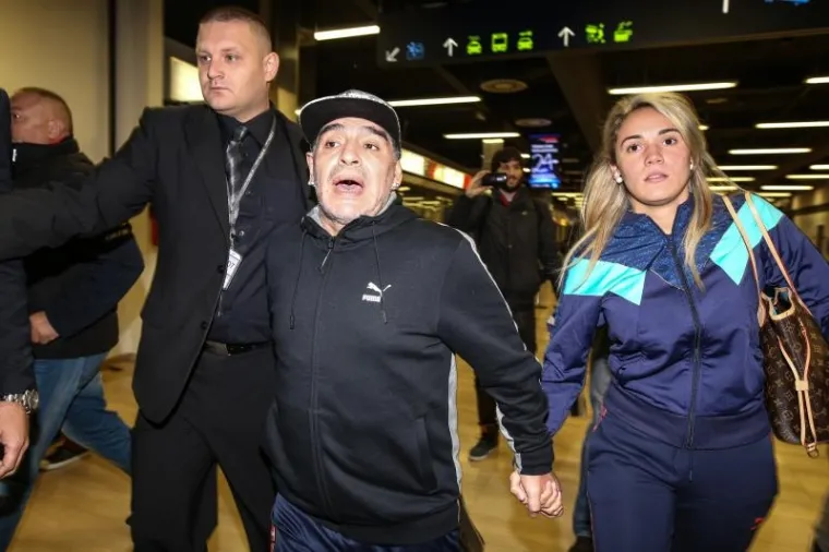 STIGLI U ZAGREB: Maradona došao na Davis Cup u pratnji djevojke