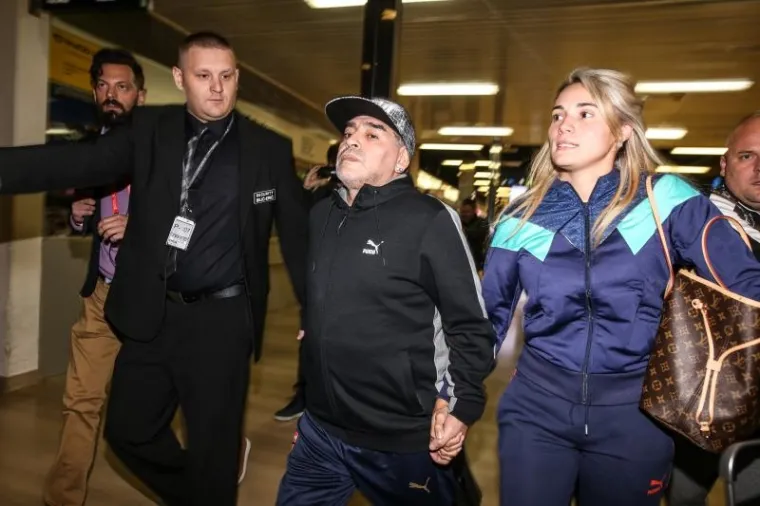 STIGLI U ZAGREB: Maradona došao na Davis Cup u pratnji djevojke