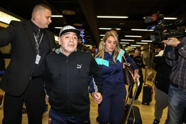 STIGLI U ZAGREB: Maradona došao na Davis Cup u pratnji djevojke