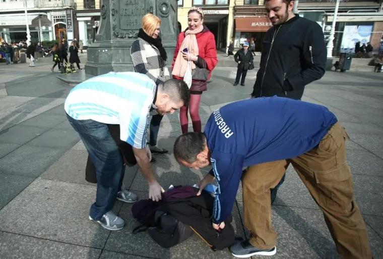 PJESMA, NAVIJANJE...: Argentinci okupirali centar Zagreba i napravili ludnicu