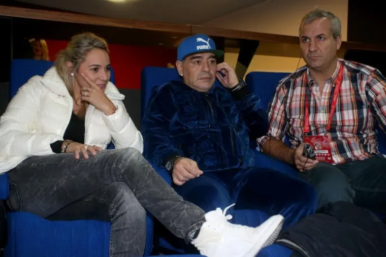 MARADONA U ZAGREBAČKOJ ARENI: Mali zeleni zauzeo poziciju za navijanje