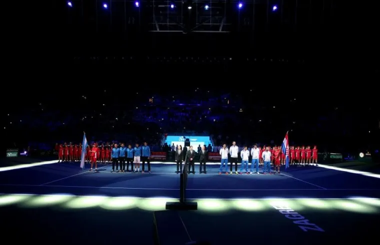 ZAGREB NA NOGAMA: Čilić i Delbonis otvorili finale Davis Cupa