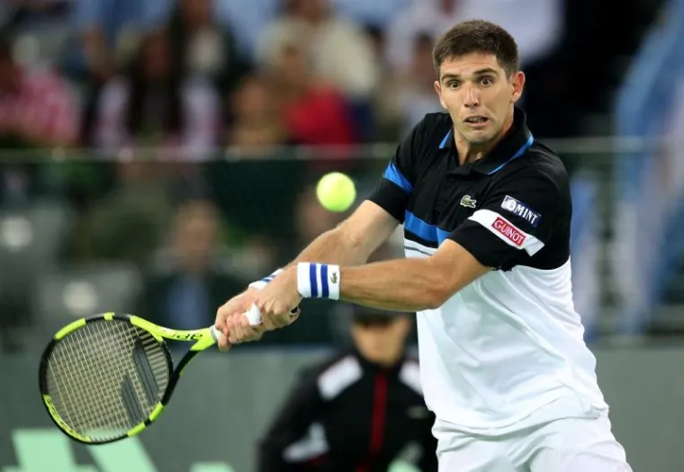 ZAGREB NA NOGAMA: Čilić i Delbonis otvorili finale Davis Cupa