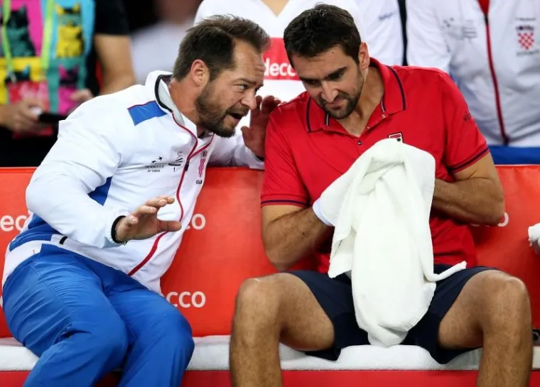 ZAGREB NA NOGAMA: Čilić i Delbonis otvorili finale Davis Cupa