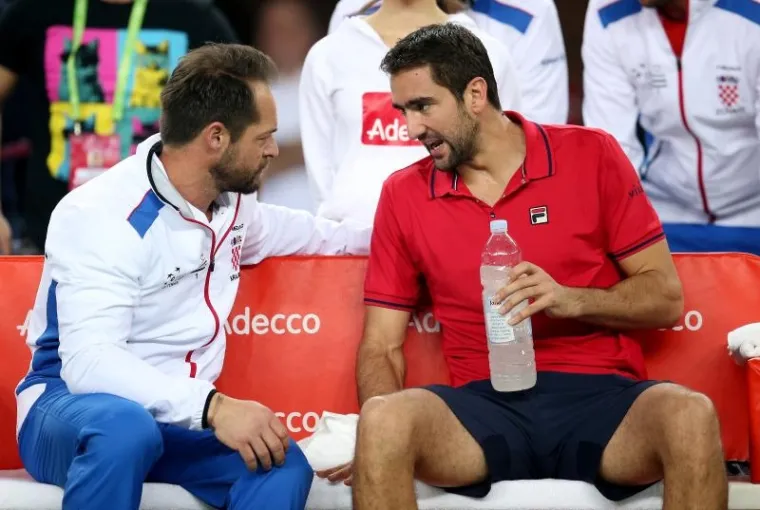 ZAGREB NA NOGAMA: Čilić i Delbonis otvorili finale Davis Cupa