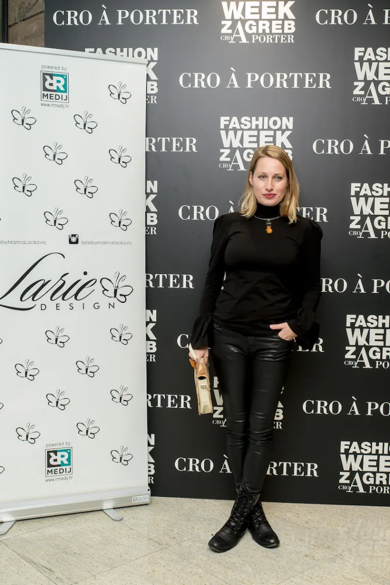Sinoć je održana revija Marine Lacković i oduševila je brojne poznate. Csilla Barath Bastajić