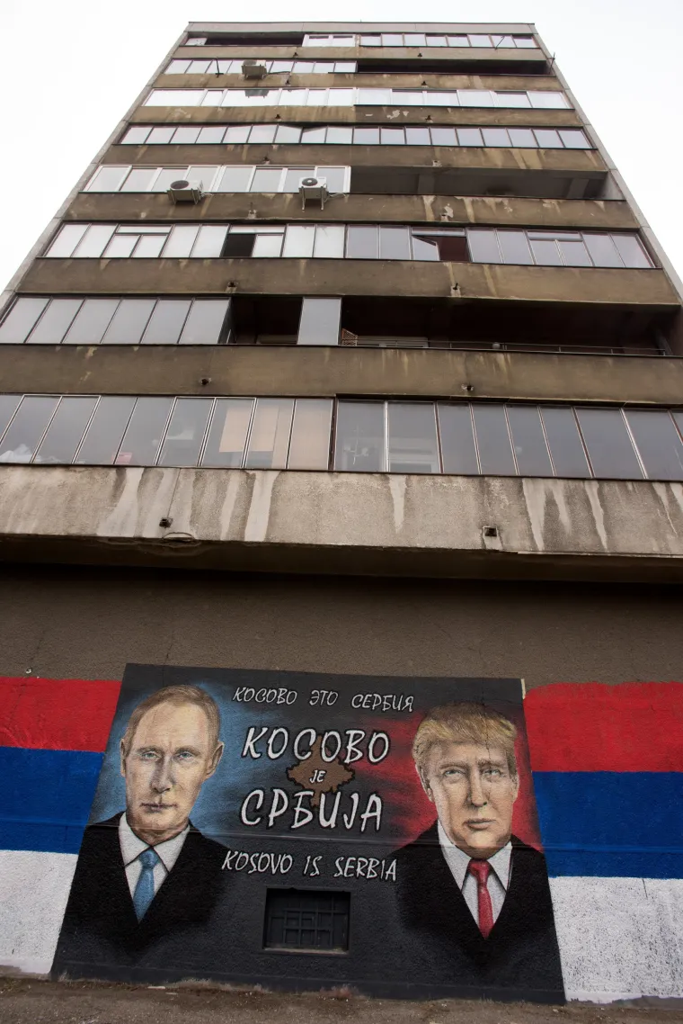Beograd: Putin i Trump s murala poručuju Kosovo je Srbija