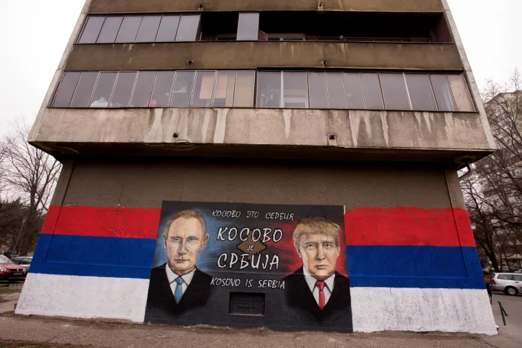 Beograd: Putin i Trump s murala poručuju Kosovo je Srbija
