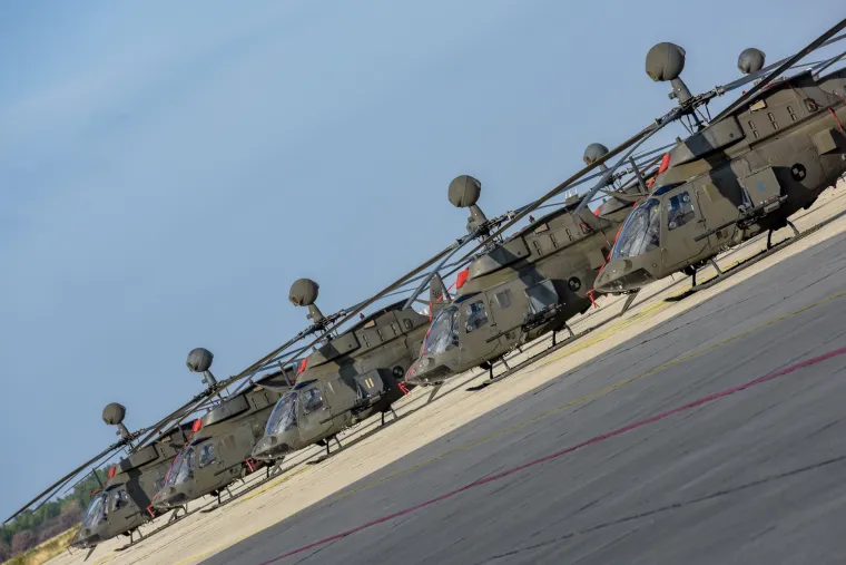 Prezentacija opremljenosti Eskadrile helikopterima OH-58D Kiowa Warrior