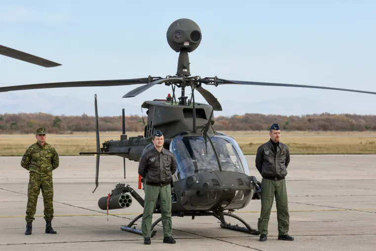 U Zemuniku predstavljeni moćni borbeni helikopteri Kiowa Warriors
