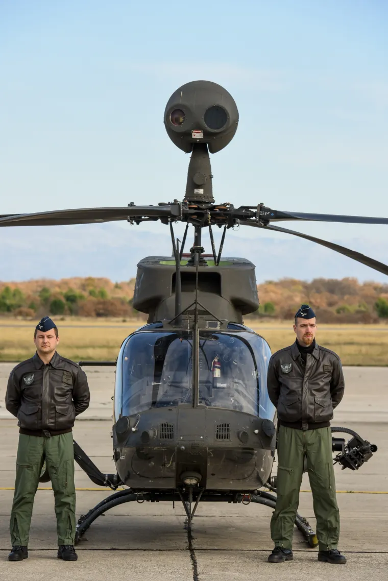 Prezentacija opremljenosti Eskadrile helikopterima OH-58D Kiowa Warrior