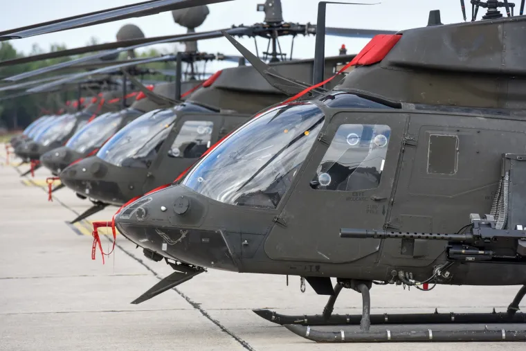 Prezentacija opremljenosti Eskadrile helikopterima OH-58D Kiowa Warrior