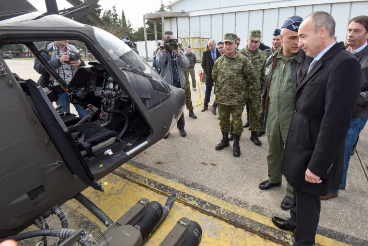 Prezentacija opremljenosti Eskadrile helikopterima OH-58D Kiowa Warrior
