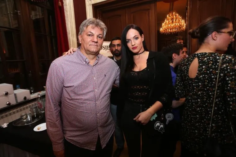 Ivan Gudelj i kći Ivana koja glumi u predstavi