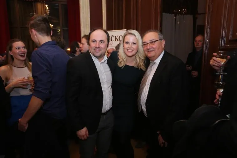 Miroslav i Ivana Čabraja i Božidar &scaron;najder