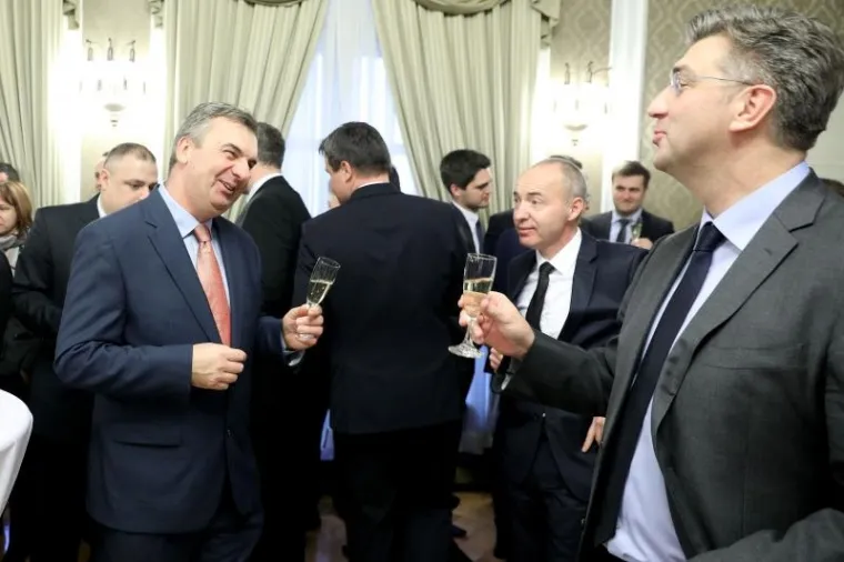PLENKOVIĆEV BOŽIĆNI DOMJENAK: U Banskim dvorima održan prijam za predstavnike medija