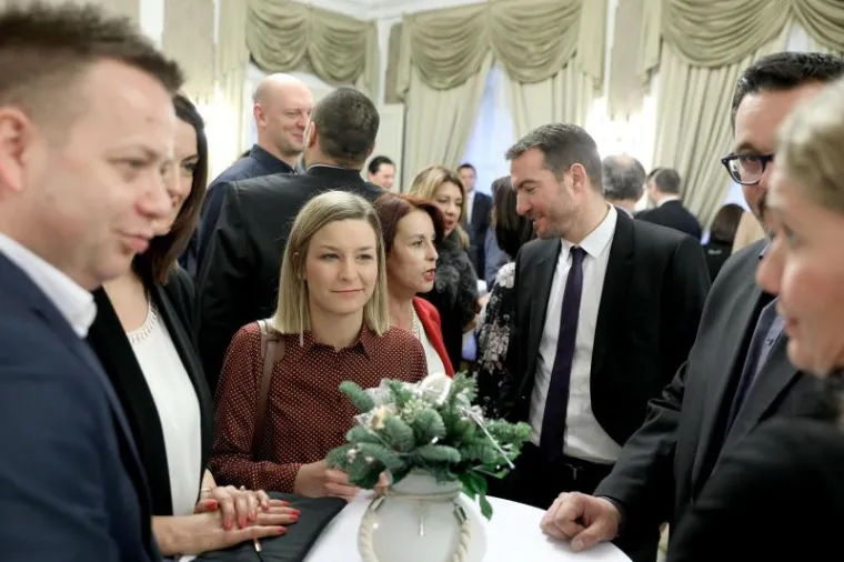 PLENKOVIĆEV BOŽIĆNI DOMJENAK: U Banskim dvorima održan prijam za predstavnike medija