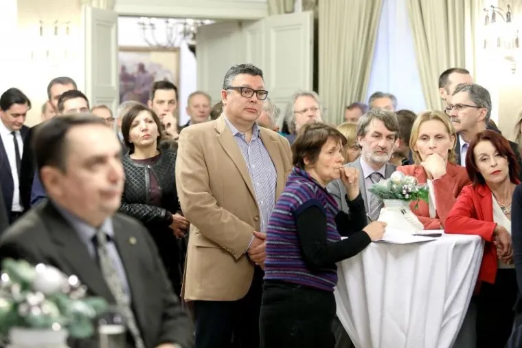 PLENKOVIĆEV BOŽIĆNI DOMJENAK: U Banskim dvorima održan prijam za predstavnike medija