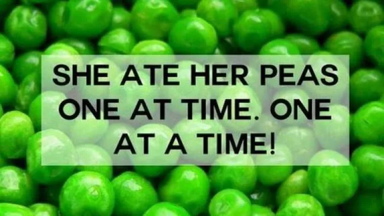 Jela je gra&scaron;ak jedan po jedan.