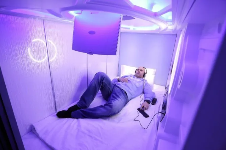 Subspace, jedinstveni hostel u Teslinoj ulici u Zgrebu, gostima nudi kapsule u kojima se mogu odmoriti.