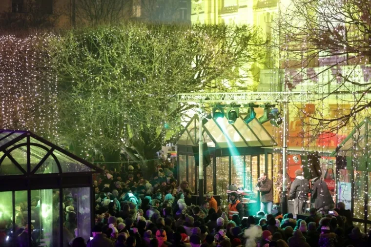 Doček na zagrebačkom Tomislavovom trgu