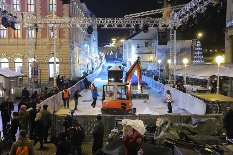 Pogledajte kako izgleda skija&scaron;ka staza od katedrale do Trga bana Jelačića