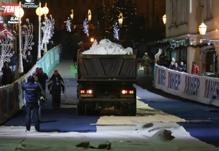 Pogledajte kako izgleda skija&scaron;ka staza od katedrale do Trga bana Jelačića