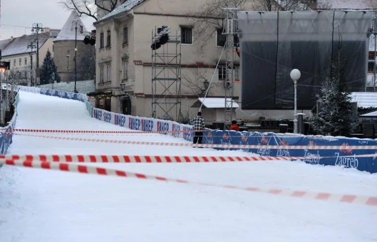 Pogledajte kako izgleda skija&scaron;ka staza od katedrale do Trga bana Jelačića