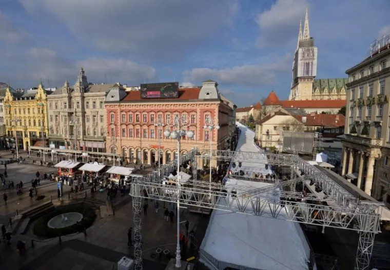 Pogledajte kako izgleda skija&scaron;ka staza od katedrale do Trga bana Jelačića