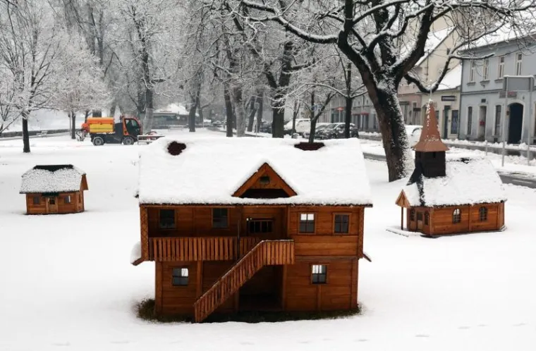 Zimska atmosfera u Sisku.
