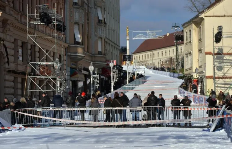 ZAGREB SPREMAN ZA SPEKTAKL: Pogledajte kako izgleda staza kojom će se spustiti skija&scaron;ki velikani