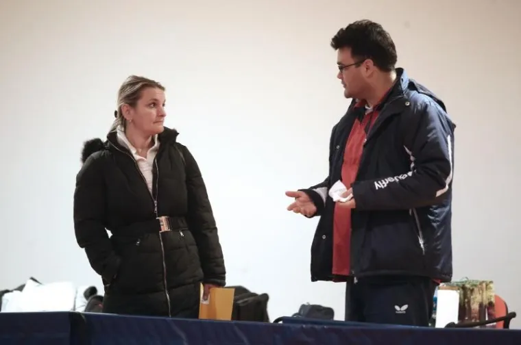 MLADI UČILI OD NAJBOLJIH: Stolnoteniske legende podučavale buduće zvijezde celuloidne loptice