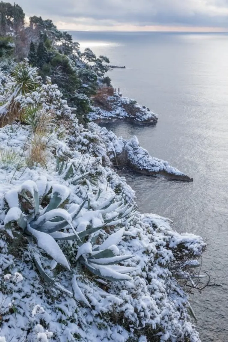 PRIZORI KOJI SE NE VIĐAJU ČESTO: Ulice grada Dubrovnika prekrio je snježni pokrivač