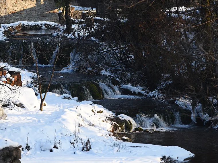 Rastoke zarobljene u ledu