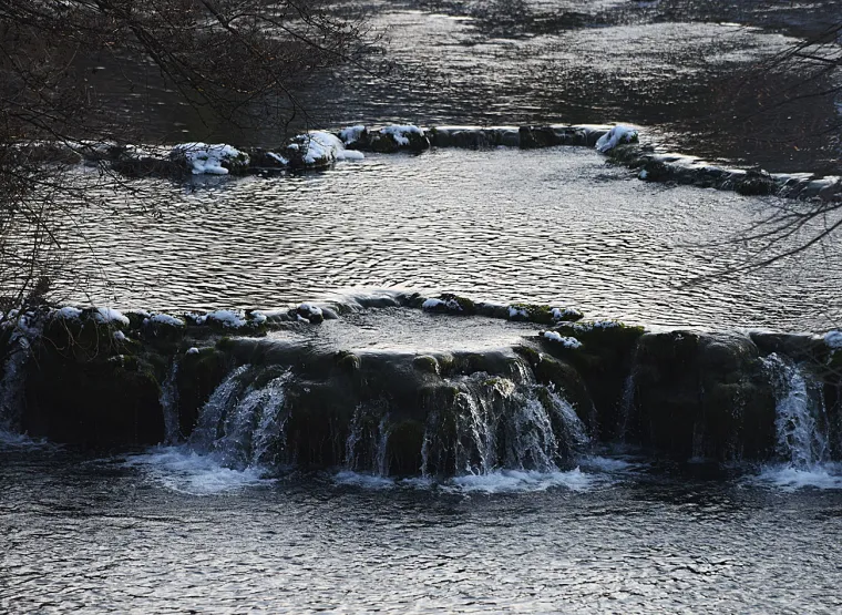 Rastoke zarobljene u ledu