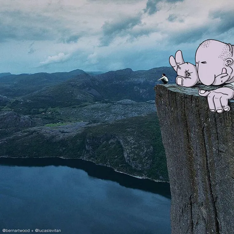 Lucas Levitan, brazilski ilustrator i, prema vlastitom priznaju "fotografski uljez"  uzima fotografije drugih s dru&scaron;tvenih mreža i na njih dodaje svoje srteže. Rezultat je urnebesan.   Ako vam se sviđaju, možete preporučiti neku svoju fotografiju: samo dodajte #iwanttobeinvaded