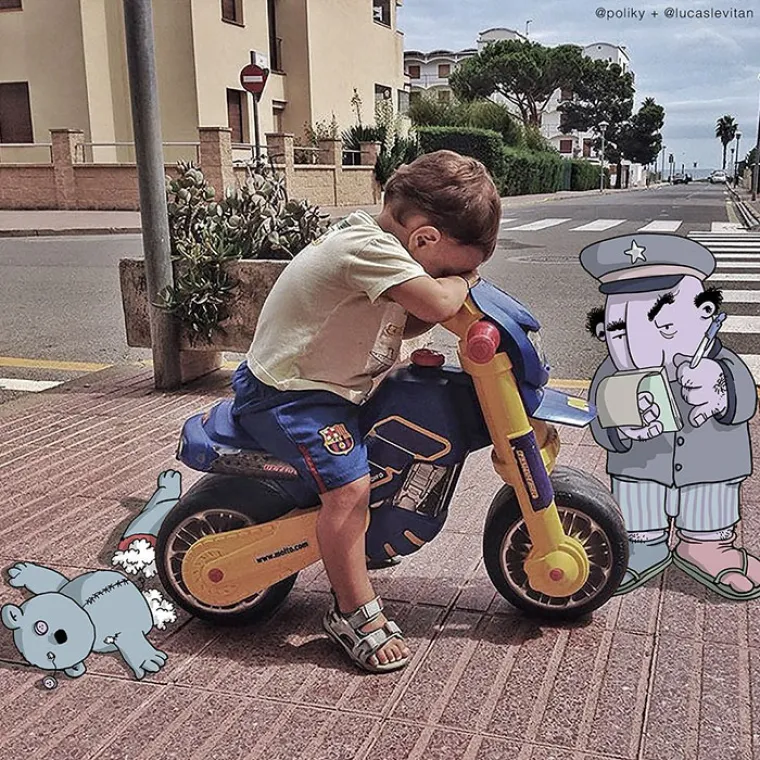 FOTO ULJEZ: Na va&scaron;e fotke dodaje karikature, a rezultat je urnebesan