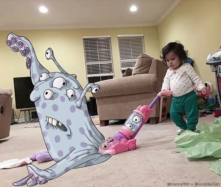 FOTO ULJEZ: Na va&scaron;e fotke dodaje karikature, a rezultat je urnebesan