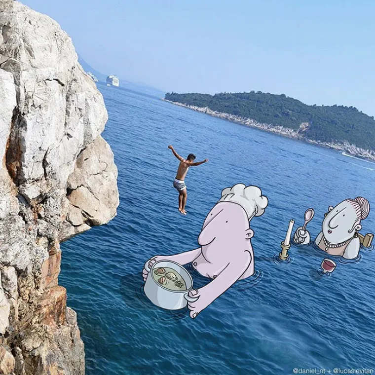 FOTO ULJEZ: Na va&scaron;e fotke dodaje karikature, a rezultat je urnebesan