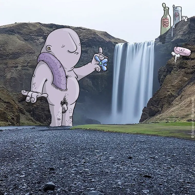 FOTO ULJEZ: Na va&scaron;e fotke dodaje karikature, a rezultat je urnebesan