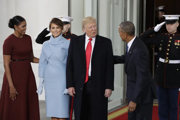 Barack i Michelle Obama, Donald i Melania Trump