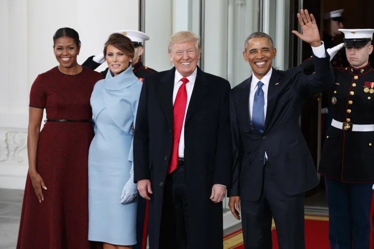 Barack i Michelle Obama, Donald i Melania Trump