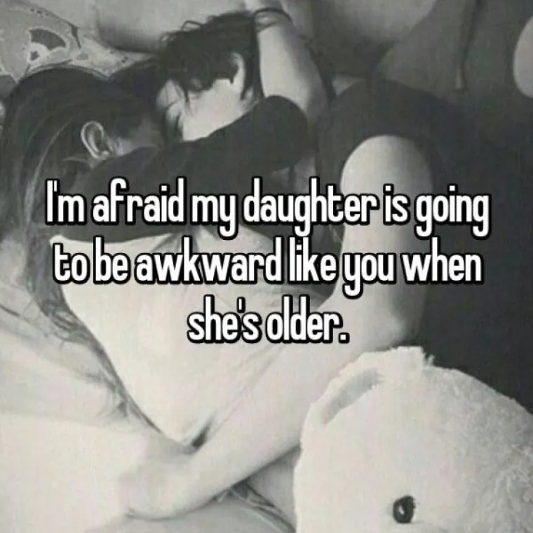 Bojim se da će moja kći biti čudna poput tebe kad odraste