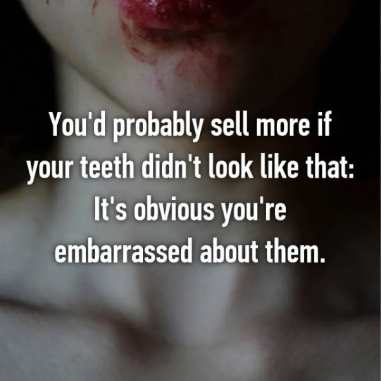 Vjerojatno bi prodala vi&scaron;e da ti zubi nisu takvi: Očito je da ih se srami&scaron;