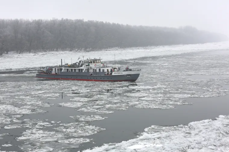 Ledolomac na Dunavu