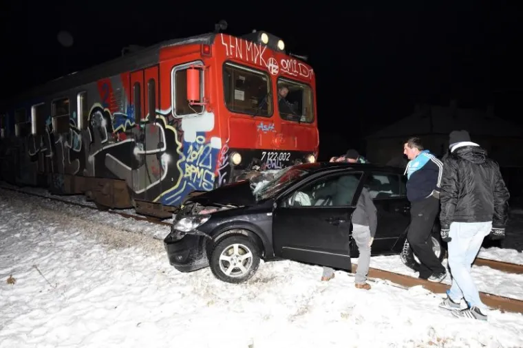 Nalet vlaka na automobil u Murskom Središću