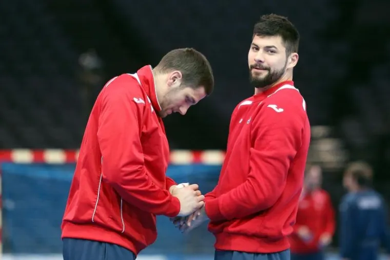 Trening rukometa&scaron;a Hrvatske uoči dana&scaron;nje polufinalne utakmice protiv Norve&scaron;ke.