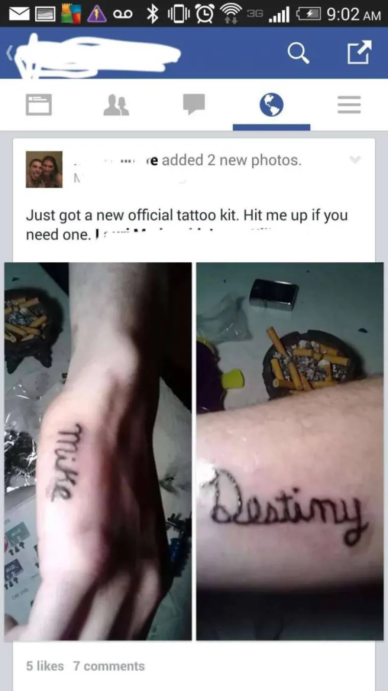 Što kažete na jednog tatoo majstora koji je upravo dobio svoj prvi pribor i želi ga isprobati na prijateljima?