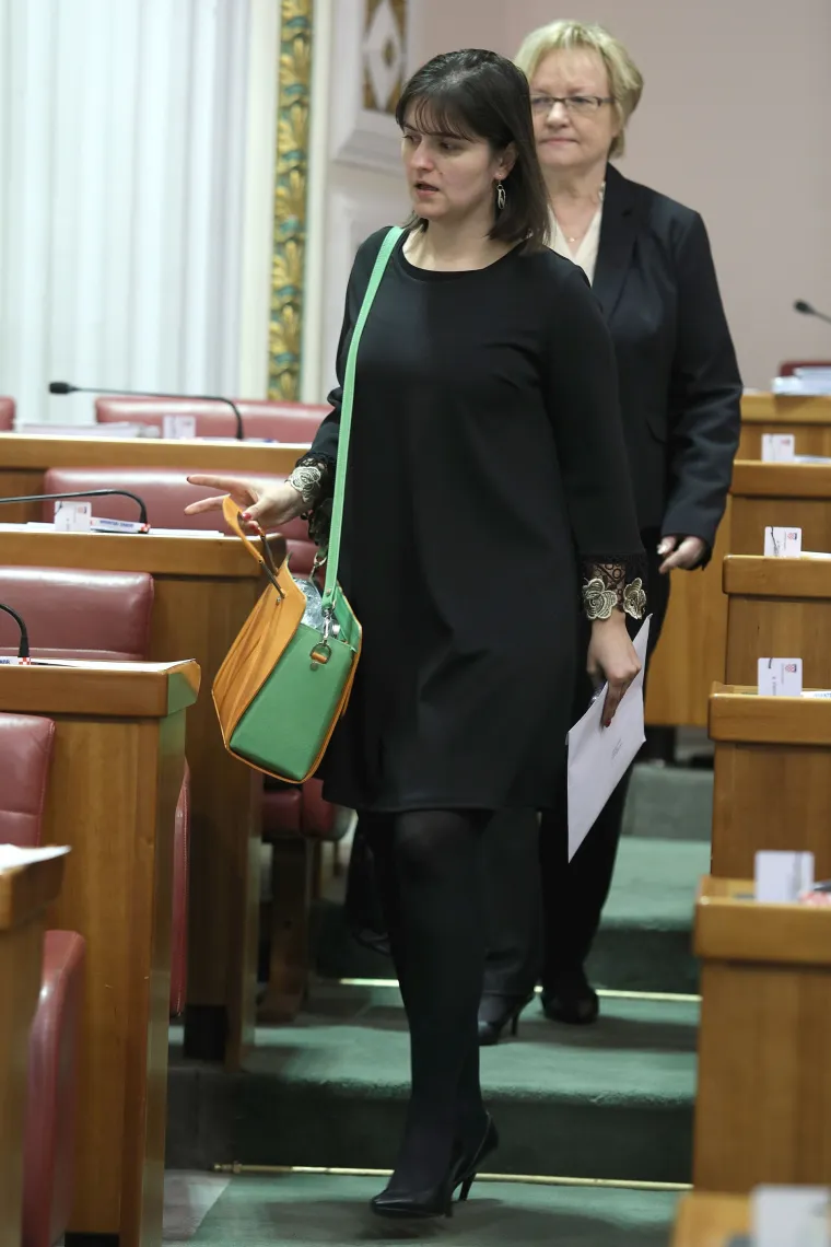 Saborske zastupnice odjevne kombinacije upotpunile zanimljivim torbicama